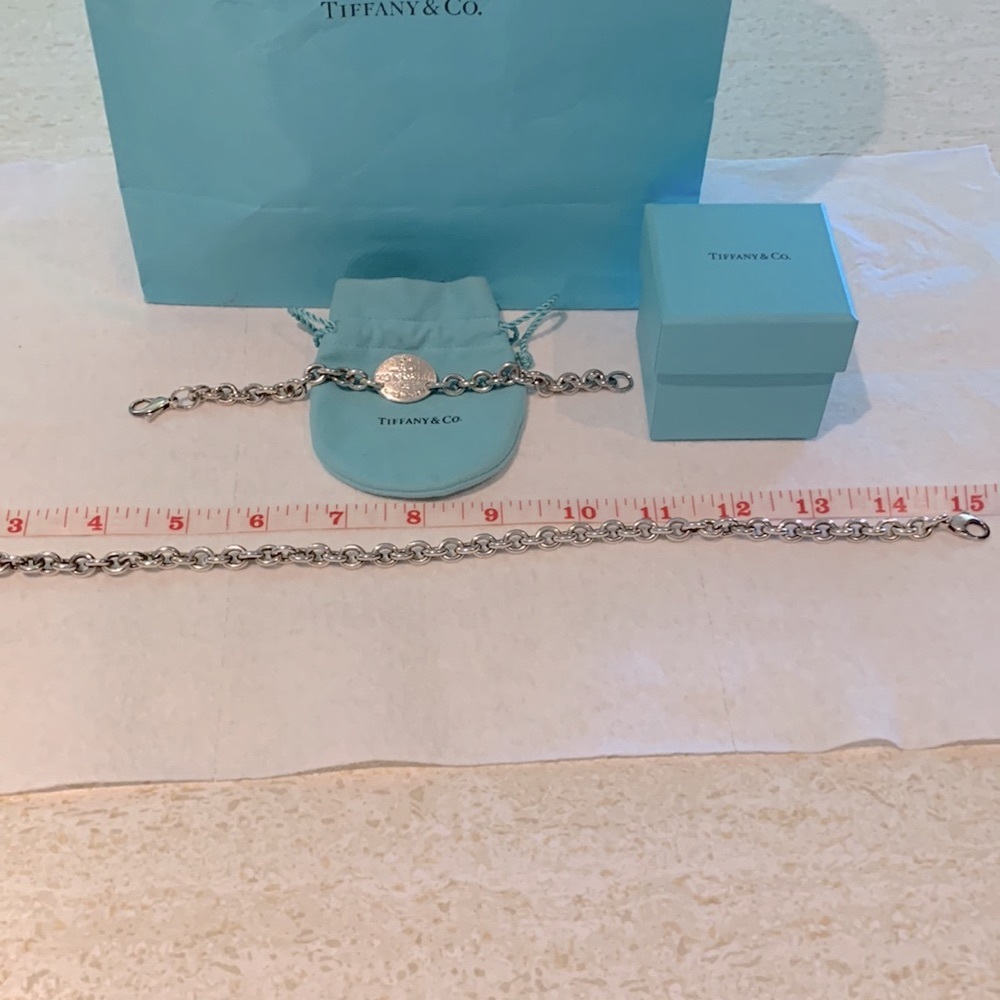 Tiffany & Co.100% selling Authentic SS selling SETS only Necklace & Bracelet❤️ - Picture 9 of 11